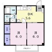 フラット鷺山の間取り画像