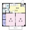 フラット鷺山の間取り画像