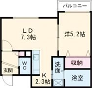 ブランノワールMIKEOS(ミケオス)の間取り画像