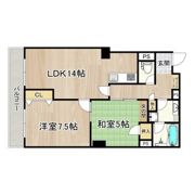 レヴィア北白川の間取り画像