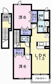 グレイスフル弐番館の間取り画像