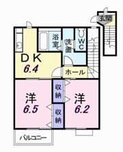 ハイツ友舞Ⅴの間取り画像