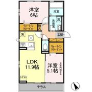 ロイヤルクレスト六号館の間取り画像