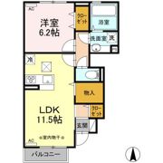 ロイヤルガーデンミノワ Cの間取り画像