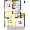 ランドサマービレッジ A棟の間取り画像