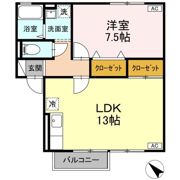 セジュール太賀の間取り画像
