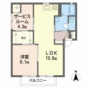 カサベルデBの間取り画像