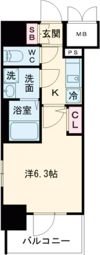 プロヴィスタ神戸三宮EASTの間取り画像