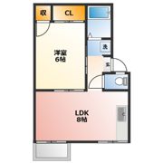 ヴィラ・アカンサス Aの間取り画像