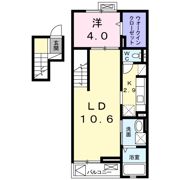 ジェルメの間取り画像