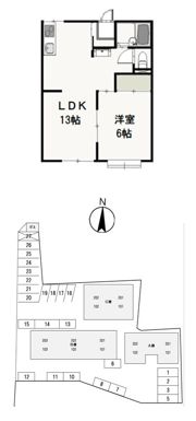 メゾングリンピアCの間取り画像