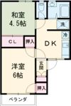 塩田ハイツGの間取り画像