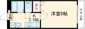 イーストコート・一忠の間取り画像
