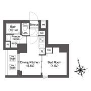 コンフォリア・リヴ品川南大井の間取り画像