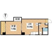大黒マンションの間取り画像
