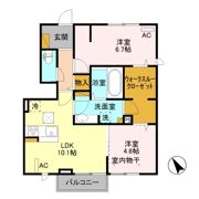 カーネリアン Bの間取り画像