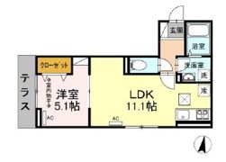ベルジョルネの間取り画像
