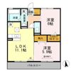 ラ メゾン デスポワ Bの間取り画像