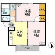 ヴィレッジ生田の間取り画像