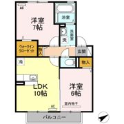 セジュールモンピの間取り画像