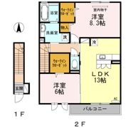 バリュアブルⅡの間取り画像