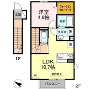 イオメールかんだ A棟の間取り画像