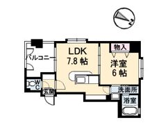 フラットリア笠岡の間取り画像