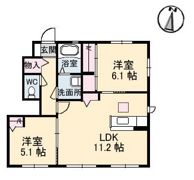 グランカーサ金岡 五番館の間取り画像