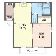 メゾン・ド・プリンBの間取り画像