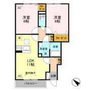 サンファースト Aの間取り画像