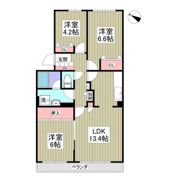 リブレス行田の間取り画像
