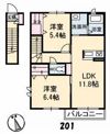 パ・ザ・パの間取り画像