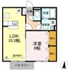 エクセレント･シュガー B棟の間取り画像
