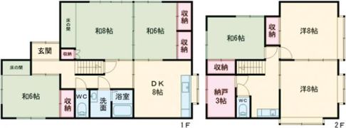 西大崎1丁目貸家の間取り画像