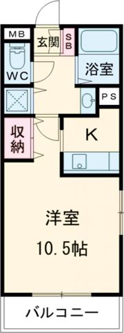 ウイングス7番館の間取り画像
