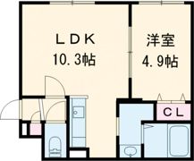 Ruhe Raum北栄（ルーエラ オム）の間取り画像