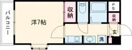 千徳マンション・ヴィラ浄行寺の間取り画像