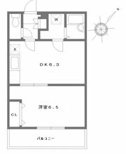 スタジオ北柏の間取り画像