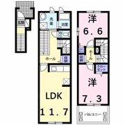 ハーベスト ヒルズの間取り画像