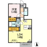 D-room桜町Ⅱの間取り画像