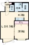アレス菊水の間取り画像