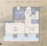 プレサンス京都三条大橋鴨川苑の間取り画像