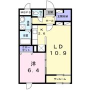グレイス岡﨑の間取り画像