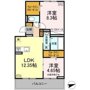 ルアナハイムの間取り画像