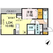 パークサイド新検見の間取り画像