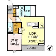 パークサイド新検見の間取り画像