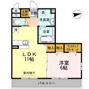 第1コスモスヴィラの間取り画像