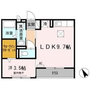 レセンテNS Ⅱの間取り画像
