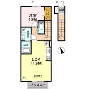 ラフレの間取り画像