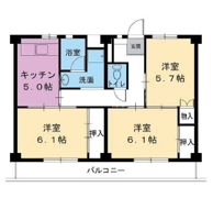 ビレッジハウス下管池5号棟の間取り画像